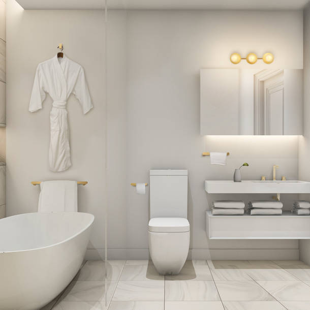 Globe Electric Company Positano 4 Piece Bathroom Hardware Set